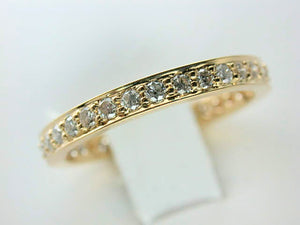 18K Yellow Gold Diamond Eternity Ring
