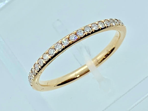 18K Rose Gold Diamond Eternity Ring