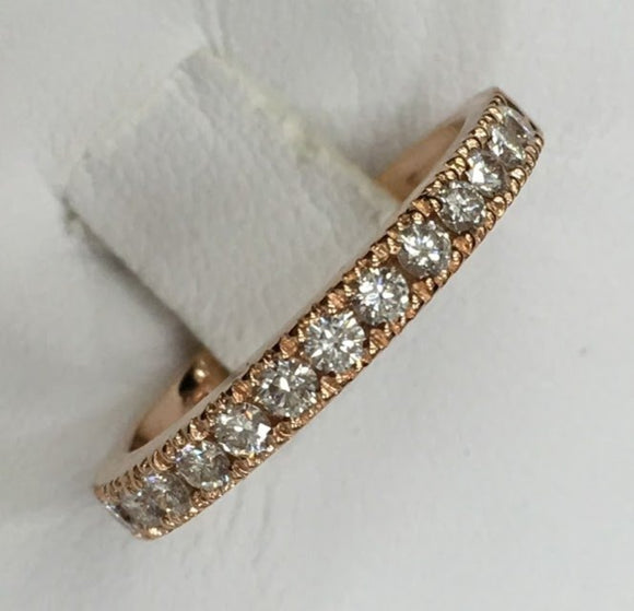 18K Rose Gold Diamond Ring