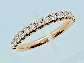 18K Rose Gold Diamond Ring