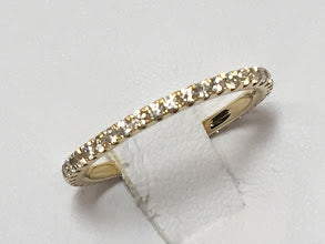 18K Yellow Gold Diamond Eternity Ring