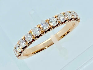 18K Rose Gold Diamond Ring