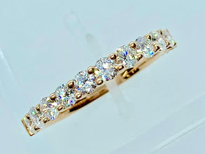 18K Rose Gold Diamond Ring