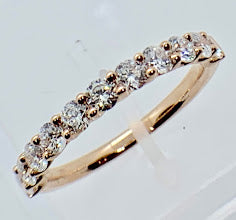 18K Rose Gold Diamond Ring