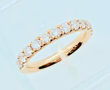 18K Rose Gold Diamond Ring