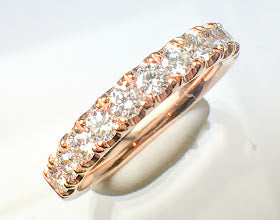 18K Rose Gold Diamond Ring