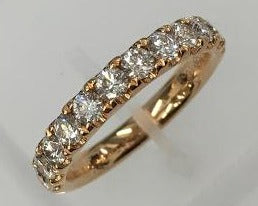 18K Rose Gold Diamond Ring