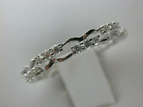 18K White Gold Diamond Ring -- Eternity