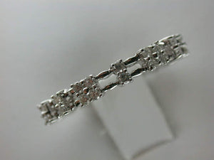 18K White Gold Diamond Ring -- Eternity