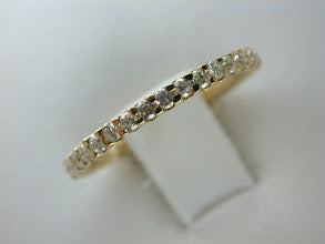 18K Yellow Gold Diamond Ring -- Eternity
