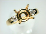 18K White Gold Diamond Mounting