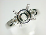 18K White Gold Diamond Mounting