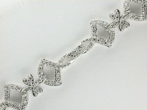 18K White Gold Diamond Bracelet