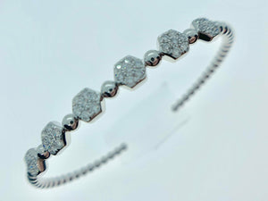 18K Diamond Bangle (available in rose and white gold)