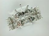 18K White Gold Diamond Mounting